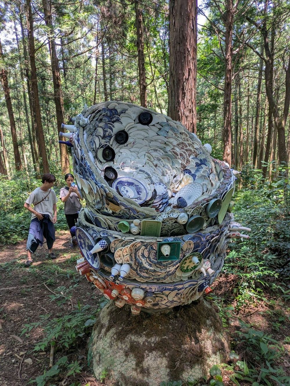 大粟神社とアートウォーク